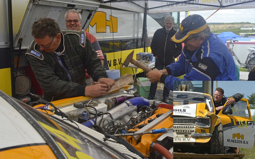 Med masser af belgisk knofedt fik Jos Sterkens udbedret sin racer mellem heatene sidste år på Nysum Banen